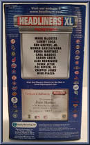 Pedro Martinez from Baseball Headliners - 2000 Season - XL manufactured by Corinthian [Back]