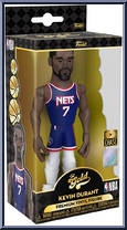 Kevin Durant (Nets) (Blue Jersey) from Basketball - Vinyl Gold - 5" Scale manufactured by Funko [Front]