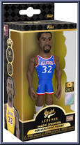 Magic Johnson (Lakers) (Blue Jersey) from Basketball - Vinyl Gold - 5" Scale manufactured by Funko [Front]