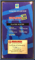 Shaquille O'Neal from Basketball Headliners - 1999 Season - XL manufactured by Corinthian [Back]