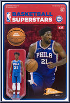 Joel Embid (76ers) from Basketball Superstars - Basic Series manufactured by Super7 [Front]