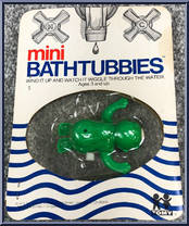 Turtle (White Shell) from Bathtubbies - Mini Wind-Ups manufactured by Tomy [Back]