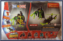 Batcopter (Jungle Tornado) (with Batman) from Batman Brave & The Bold - Total Armor manufactured by Mattel [Back]