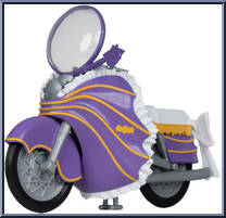 Batgirl Cycle from Batman - Classic TV Series - Batman 66 Comic manufactured by McFarlane [Loose]