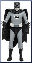 Batman (Black & White) from Batman - Classic TV Series - Basic Series manufactured by McFarlane [Loose]
