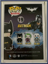 Batman (Black Suit) from Batman - Dark Knight Trilogy Pop! manufactured by Funko [Back]