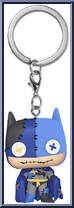 Patchwork Batman from Batman - Patchwork Pop! Keychains manufactured by Funko [Loose]