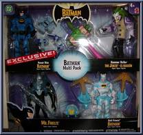 4-Pack: Freeze, Joker, Anti-Freeze & Power Disc from Batman - New Animated - Multi-Packs manufactured by Mattel [Front]