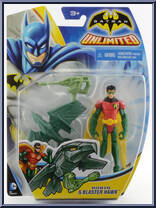 Robin & Blaster Hawk from Batman Unlimited - 2015 Series manufactured by Mattel [Front]