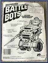 Purple Transporter / Yellow Robot from Battle Bots - Action Transporters manufactured by Marchon [Back]