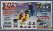 Deadly Decibel Featuring Evil Alien The Silencer from Battle Builders - System 3000 manufactured by Toy Biz [Back]