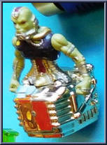 Deadly Decibel Featuring Evil Alien The Silencer from Battle Builders - System 3000 manufactured by Toy Biz [Loose]