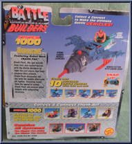 Hurricane Featuring Rebel Hero Crash Pac from Battle Builders - System 1000 manufactured by Toy Biz [Back]