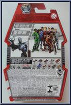 Zelix from Battle Force 5 - Fused manufactured by Mattel [Back]