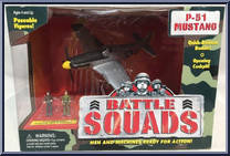 P-51 Mustang from Battle Squads - Vehicles manufactured by Galoob [Front]