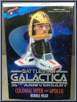 Colonial Viper with Apollo from Battlestar Galactica - Bobble Heads manufactured by Bif Bang Pow! [Front]