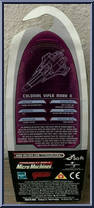 Colonial Viper Mark II from Battlestar Galactica - Titanium Series (Die-Cast) manufactured by Galoob [Back]