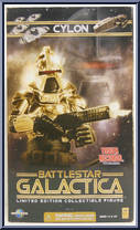 Cylon (Gold) from Battlestar Galactica - Basic Series manufactured by Majestic Studios [Front]