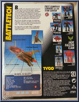 Banshee (with Franklin Sakamoto) from Battletech - Boxed manufactured by Tyco [Back]