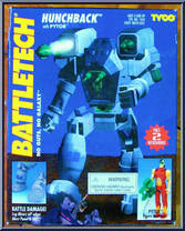 Hunchback (with Pytor) from Battletech - Boxed manufactured by Tyco [Front]