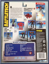 Infiltrator (with Adam Steiner) from Battletech - Carded manufactured by Tyco [Back]