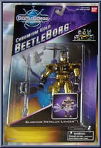 Chromium Gold Beetleborg from Beetleborgs Metallix - Basic Series manufactured by Bandai [Front]
