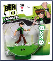 Ben (Black / Green Shirt) from Ben 10 Omniverse - 4" Scale manufactured by Bandai [Front]