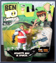 Grandpa Max in Armor from Ben 10 Omniverse - 4" Scale manufactured by Bandai [Front]
