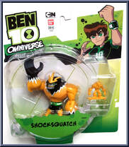 Shocksquatch from Ben 10 Omniverse - 4" Scale manufactured by Bandai [Front]