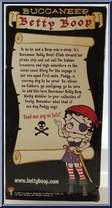 Betty Boop (Buccaneer) from Betty Boop - Wacky Wobblers manufactured by Funko [Back]