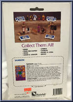 Samson from Bible Greats - 1991 Series manufactured by Rainfall Toys [Back]