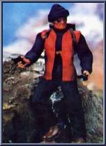 Commando Jeff (Black Hair) from Big Jim - Spy Figures manufactured by Mattel [Loose]