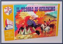Treasure of Geronimo (Game) from Big Jim - Big Jim Game (Italy) manufactured by Mattel [Front]