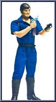 Secret Agent (Grip Hands) from Big Jim - Spy Figures manufactured by Mattel [Loose]
