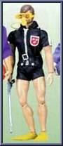 Skin Diver (Black) from Big Jim - Big Jim Outfits: All Star manufactured by Mattel [Loose]