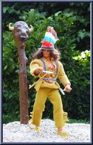West: Indian Chief (Brown) from Big Jim - Old West Outfits manufactured by Mattel [Loose]