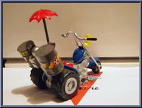 Greasepit's Grunge Cycle from Biker Mice From Mars - Basic Vehicles & Playsets manufactured by Galoob [Loose]