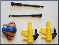 Turf Thrashin' Throttle from Biker Mice From Mars - Off-Road Bro's manufactured by Galoob [Loose]
