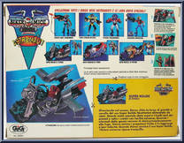 Throttle's Neutron Racer from Biker Mice From Mars - Astro Bro's Vehicles manufactured by Galoob [Back]