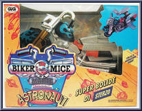 Throttle's Neutron Racer from Biker Mice From Mars - Astro Bro's Vehicles manufactured by Galoob [Front]