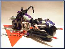 Throttle's Strike Bike Chopper from Biker Mice From Mars - Freedom Fighters Vehicles manufactured by Galoob [Loose]