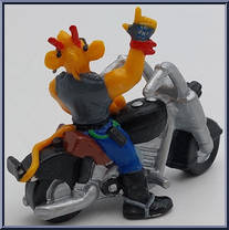 Throttle from Biker Mice From Mars - On Bikes manufactured by Bullyland [Loose]