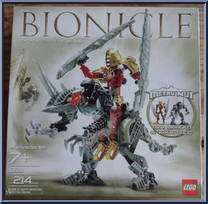 Toa Lhikan and Kikanalo from Bionicle - 2004 manufactured by Lego [Front]