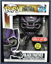 Black Panther (Purple Glow) from Black Panther - Pop! Vinyl Figures manufactured by Funko [Front]