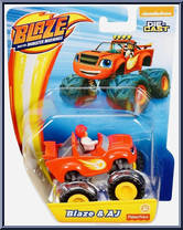 Blaze & AJ from Blaze and the Monster Machines - Die-Cast manufactured by Fisher-Price [Front]