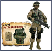 Private Marc Brooks from Bravo Team - U.S. Marine manufactured by Unimax [Loose]