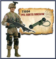 Private First Class Curtis Obregon from Bravo Team - U.S. Marine manufactured by Unimax [Loose]