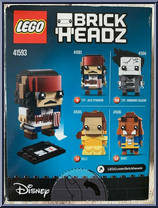 Captain Jack Sparrow from Brickheadz - Basic Series manufactured by Lego [Back]