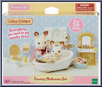 Country Bathroom Set Action Figure