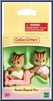 Hazelnut Chipmunk Twins from Calico Critters - Basic Series manufactured by Epoch [Front]